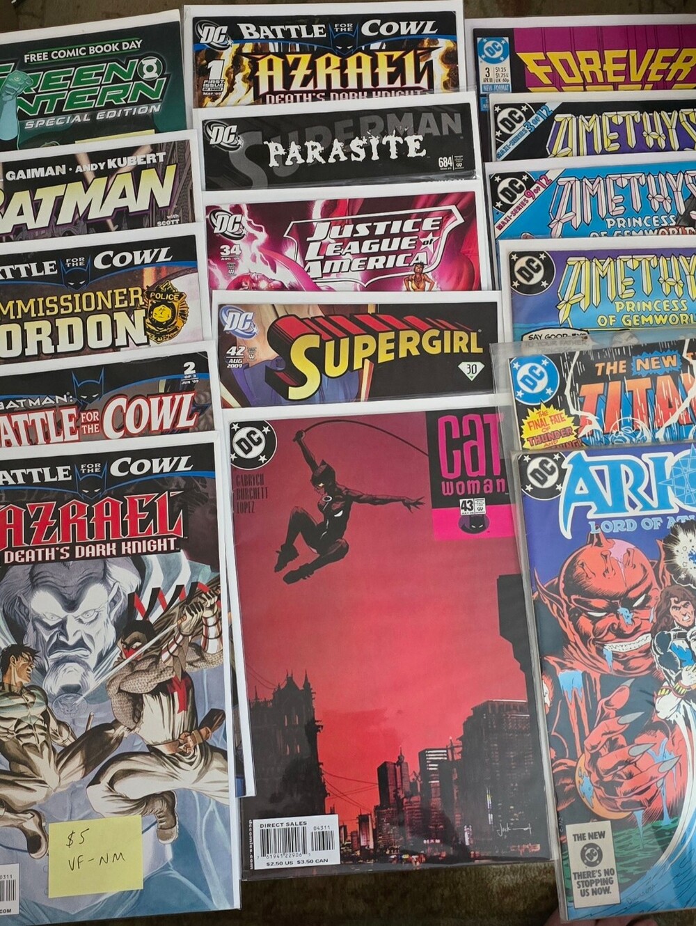 DC Comics Collection - Batman, Battle for the Cowl, Amethyst, Super Girl an More